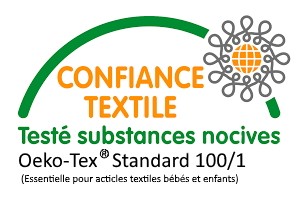 LABEL confiance textile oeko-tex standard 100/1